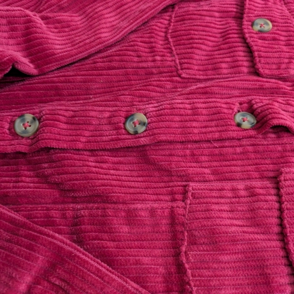 Cynthia Rowley Corduroy Pink Jacket - Picture 4 of 4
